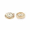 Brass Micro Pave Clear Cubic Zirconia Charms KK-S356-678-2