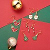 Christmas Theme DIY Earring Making DIY-JP0003-47-3