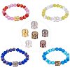Tibetan Style Beads TIBEB-PH0004-18-5