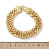 Brass Cuban Chain Bracelets for Women Men BJEW-R016-01G-02-5