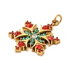 304 Stainless Steel Rhinestone Pendants FIND-I062-01G-03-2