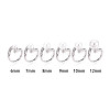 Brass Micro Pave Cubic Zirconia Cup Peg Ring Settings KK-B166-04P-4