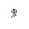 Stainless Steel Rhinestone Dermal Anchor Base/Top for Women Men WGB1D88-38-1