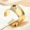 Brass Cuff Bangles for Women BJEW-A038-01A-G-1