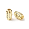Brass Micro Pave Cubic Zirconia Beads KK-C104-05G-1