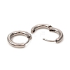 201 Stainless Steel Huggie Hoop Earrings EJEW-L250-01A-P-3