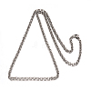 Tarnish Resistant 304 Stainless Steel Rolo Chains Necklaces NJEW-M151-13A-2