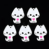 Rack Plating Alloy Enamel Spray Painted Pendants ENAM-T011-155A-1