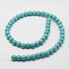 Synthetic Howlite Bead Strand X-G-P228-04-8mm-2