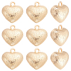 10Pcs Brass Pendants KK-BBC0028-18-7