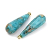 Dyed Synthetic Imperial Jasper Pendants GG-CBAA20A-11G-02-2