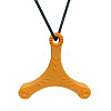 Dart Shape Food Grade Eco-Friendly Silicone Pendants PW-WGD6024-07-1