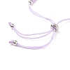 Natural Mixed Stone Beads Slider Bracelets for Men Women BJEW-JB08717-6