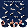 50Pcs Rack Plating Brass Pinch Bails KK-UN0003-69-5