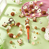 Silicone Beads Round Rubber Bead 15MM Loose Spacer Beads for DIY Supplies Jewelry Keychain Making FIND-TA0008-90B-9