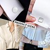 WADORN 2 Pairs 2 Styles Natural Shell Cufflinks for Men FIND-WR0010-95-6