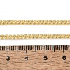 2.5MM Brass Curb Chain Necklaces for Women KK-CBA2293-12G-5