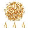 Grade AA Brass Ice Pick Pinch Bails for Pendant Making KK-PH0001-35G-NR-1