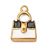 304 Stainless Steel Enamel Pendants STAS-B112-01G-08-1
