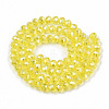 Electroplate Glass Beads Strands EGLA-A044-T1mm-B29-2