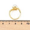 Brass Micro Pave Cubic Zirconia Finger Rings for Women RJEW-D340-02G-03-2