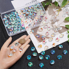 100Pcs Octagon Sew on Glass Rhinestone GLAA-SP0001-82A-01-3