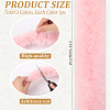 3Pcs 3 Colors Faux Fur Chenille Stick Fabric Roll for Christmas Tree Decor or Wreath Bows Craft FIND-CY0002-08-2