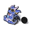 Cute Drinking Dinosaur Enamel Pins JEWB-A038-06A-EB-3