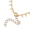 Brass Curb Chain Necklaces NJEW-JN03070-01-3