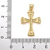 Brass Micro Pave Cubic Zirconia Pendants KK-M319-26G-03-3