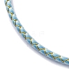 Polyester Cord Braided Bracelet Makings MAK-Z003-01P-05-2