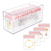 Transparent Acrylic Jewelry Storage Box Sets CON-WH0110-007B-1