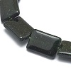 Synthetic Green Goldstone Beads Strands G-G793-09B-03-3
