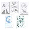 Plastic Drawing Painting Stencils Templates DIY-WH0244-022-1