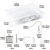 DIY Square Dangle Earring Making Kits DIY-FS0009-17-4