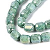 Anti-Tarnish Electroplate Glass Beads Strands EGLA-N027-03A-15-3