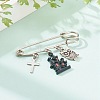 Iron Safety Brooch for Halloween JEWB-BR00048-01-4