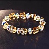Glass Beaded Stretch Bracelets WGF21B9-03-1