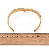 Summer 304 Stainless Steel Cuff Bangles for Women Men BJEW-F511-02G-3