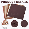 7Pcs Cotton Pure Color Fabric AJEW-WH0481-631D-3