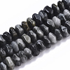 Natural Hawk's Eye Beads Strands G-R462-10-1