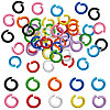 400Pcs 10 Colors Baking Paint Zinc Alloy Open Jump Rings FIND-SC0005-47-1