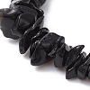 Natural Obsidian Chips Beaded Bracelet BJEW-JB09686-04-2