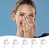 DIY Alphabet Charm Cuff Ring Making Kit DIY-UN0005-66-6