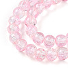 Crackle Glass Beads Strands X-CCG-Q002-6mm-01-3