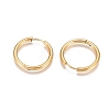 Ion Plating(IP) 304 Stainless Steel Huggie Hoop Earrings EJEW-G272-01-18mm-G-2