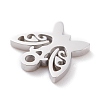 Non-Tarnish 304 Stainless Steel Charms STAS-Y002-08P-3