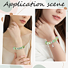 100Pcs 10 Styles Resin European Beads RPDL-SP0001-07-5