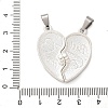 Alloy Enamel Split Pendants STAS-M114-03SP-01-3
