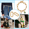 8Pcs Brass Spring Gate Rings KK-ME0003-20-5